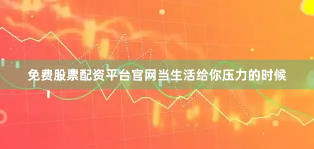 免费股票配资平台官网当生活给你压力的时候