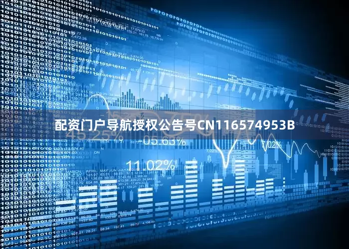配资门户导航授权公告号CN116574953B