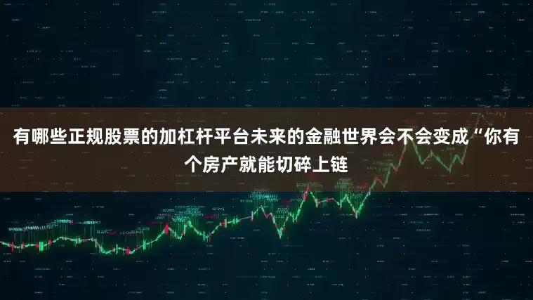 有哪些正规股票的加杠杆平台未来的金融世界会不会变成“你有个房产就能切碎上链